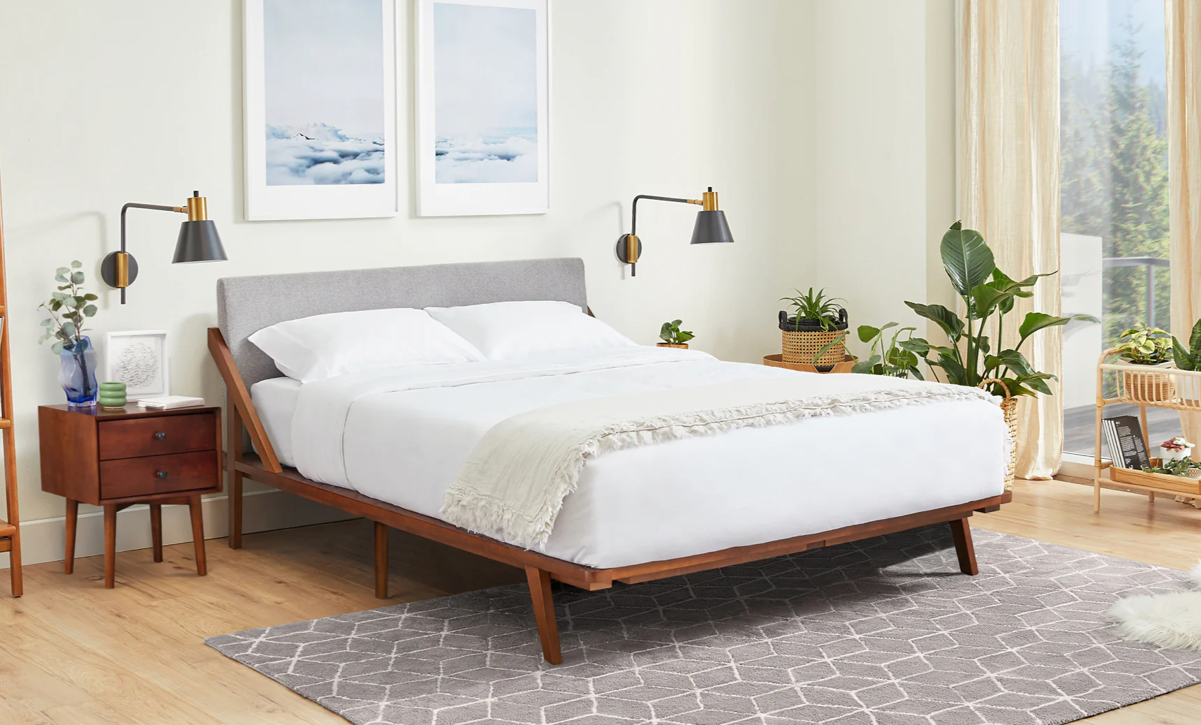 Solid Wood Bed Frame - Image 2